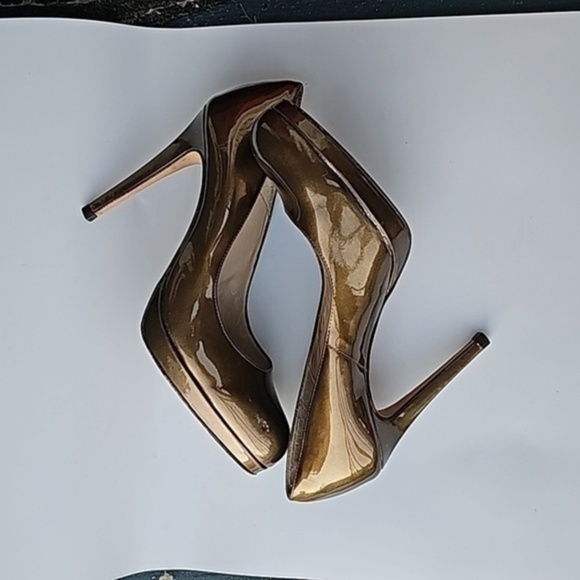 L.K. Bennett "Sledge" in Bronze! Size 41 ( US 10-10.5) - Picture 1 of 12